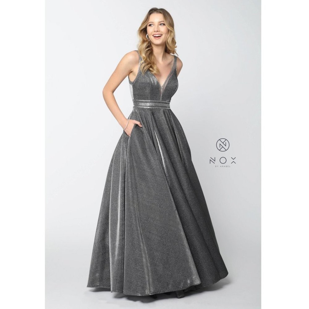 BEAUTIFUL DRESS-S264-GUNMETAL